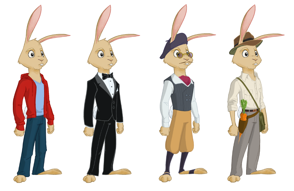 "Indy" Rabbit Wardrobe